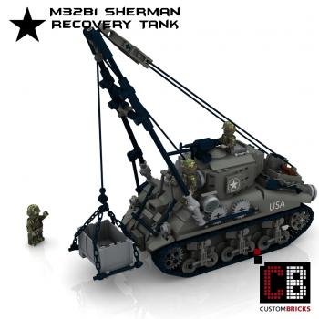 Custom WW2 M32B1 Sherman Recovery Tank