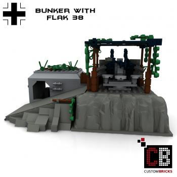 Custom WW2 Bunker - 20mm Flak 38