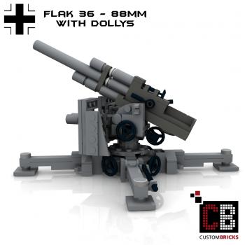 Custom WW2 Flak 36 88mm cannon