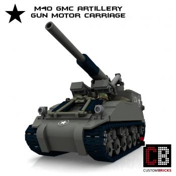 Custom WW2 M40 GMC - Gun Motor Carriage