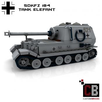 Custom WW2 Tank Elefant - SdKfz 184