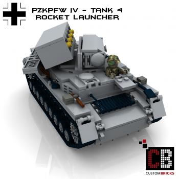 Custom WW2 Tank 4 PzKpfw IV - Rockettank