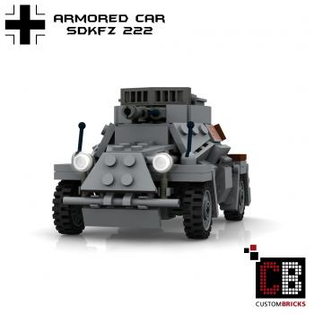 Custom WW2 SdKfz 222 Armored Car