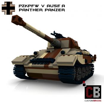 Custom WW2 Panzer CAMO PzKpfw V Panther