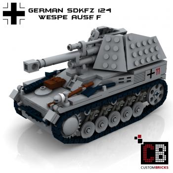 Custom WW2 Panzer Wespe - SdKfz 124