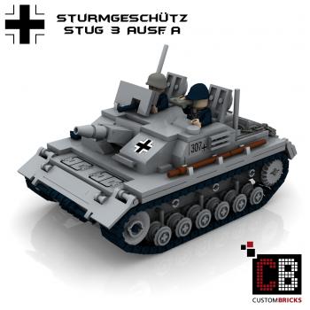 Custom WW2 Panzer STUG 3 Sturmgeschütz III Ausf. A