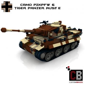 Custom WW2 Panzer CAMO PzKpfw VI Ausf. E Tiger