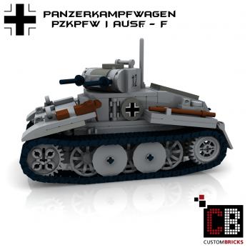 Custom WW2 Tank PzKpfw I Panzerkampfwagen 1 Ausf.F