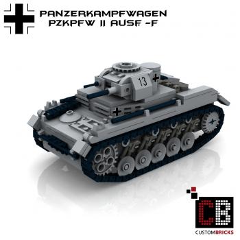Custom WW2 Tank PzKpfw II Panzerkampfwagen 2 Ausf.F