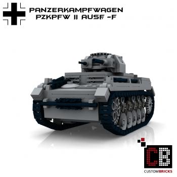 Custom WW2 Tank PzKpfw II Panzerkampfwagen 2 Ausf.F