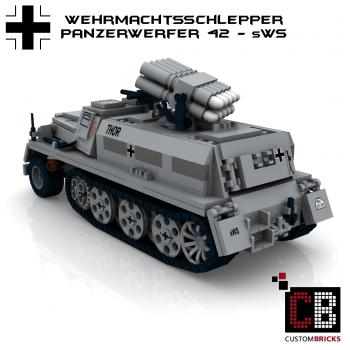 Custom WW2 Wehrmachtsschlepper with Panzerwerfer 42