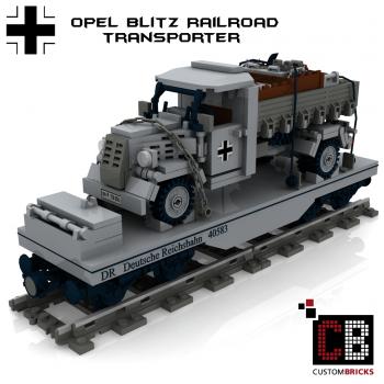 Custom WWII Railroad Transporter with Opel Blitz