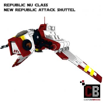 Custom NRAS - Nu Republic Attack Shuttel für Star Wars