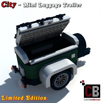 Luggage trailer Mini LIMITED EDITION 10242 made of LEGO® bricks