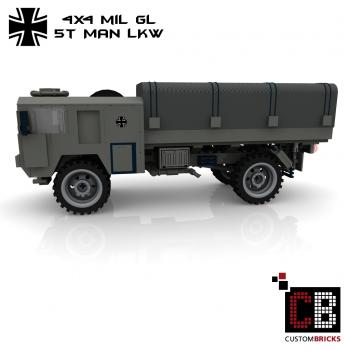 Custom Bundeswehr 5t MAN mil gl 4x4 LKW - grau