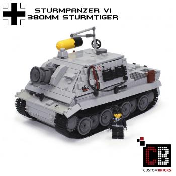 CUSTOM WW2 Panzer Sturmtiger aus LEGO® Steinen