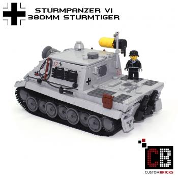 CUSTOM WW2 Panzer Sturmtiger aus LEGO® Steinen