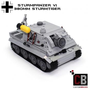 CUSTOM WW2 Panzer Sturmtiger aus LEGO® Steinen