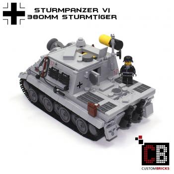 CUSTOM WW2 Panzer Sturmtiger aus LEGO® Steinen