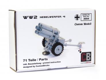 CUSTOM WW2 Nebelwerfer 41 mit Soldat aus LEGO® Steinen