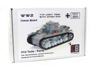 CUSTOM WWII Polish 7TP - Light Tank - out of LEGO® bricks