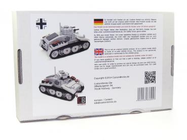 CUSTOM WW2 PzKpfw I Ausf.F with soldier out of LEGO® bricks