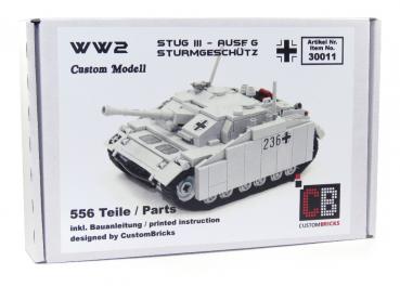 CUSTOM WW2 Panzer StuG 3 Ausf.G mit Soldat aus LEGO® Steinen