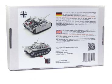 CUSTOM WW2 Panzer StuG 3 Ausf.G mit Soldat aus LEGO® Steinen