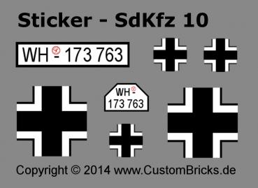 Custom Sticker SdKfz 10