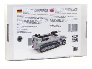 CUSTOM WW2 SdKfz 251-1 Ausf.C mit Soldat aus LEGO® Steinen