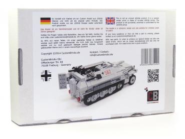 CUSTOM WW2 SdKfz 251-9 Ausf.C mit Soldat aus LEGO® Steinen