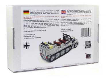 CUSTOM WW2 SdKfz 7 with soldier out of LEGO® bricks