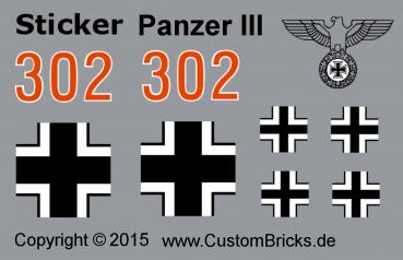 CUSTOM WW2 PzKpfw III Ausf.J mit Soldat aus LEGO® Steinen