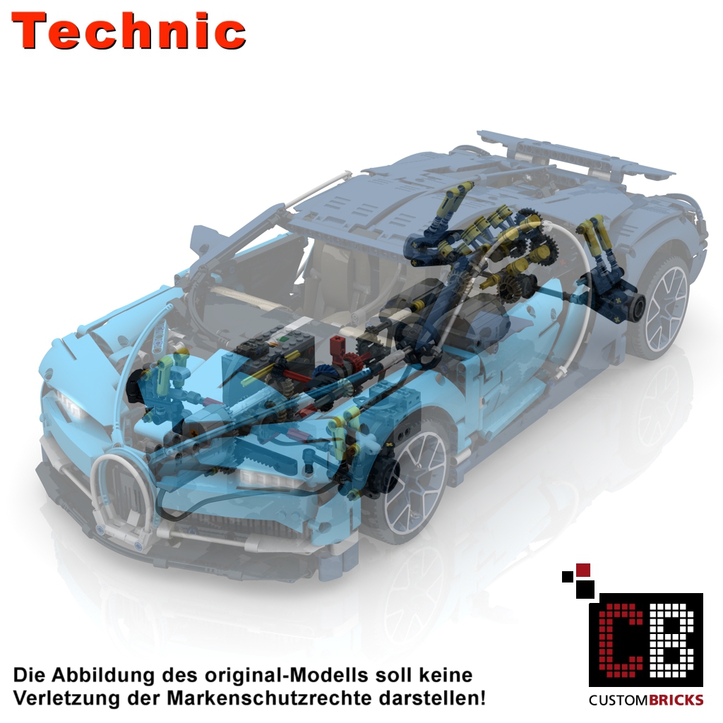 CUSTOMBRICKS.de - LEGO Technic model Custombricks 10274 RC modification0 MOC Instruction