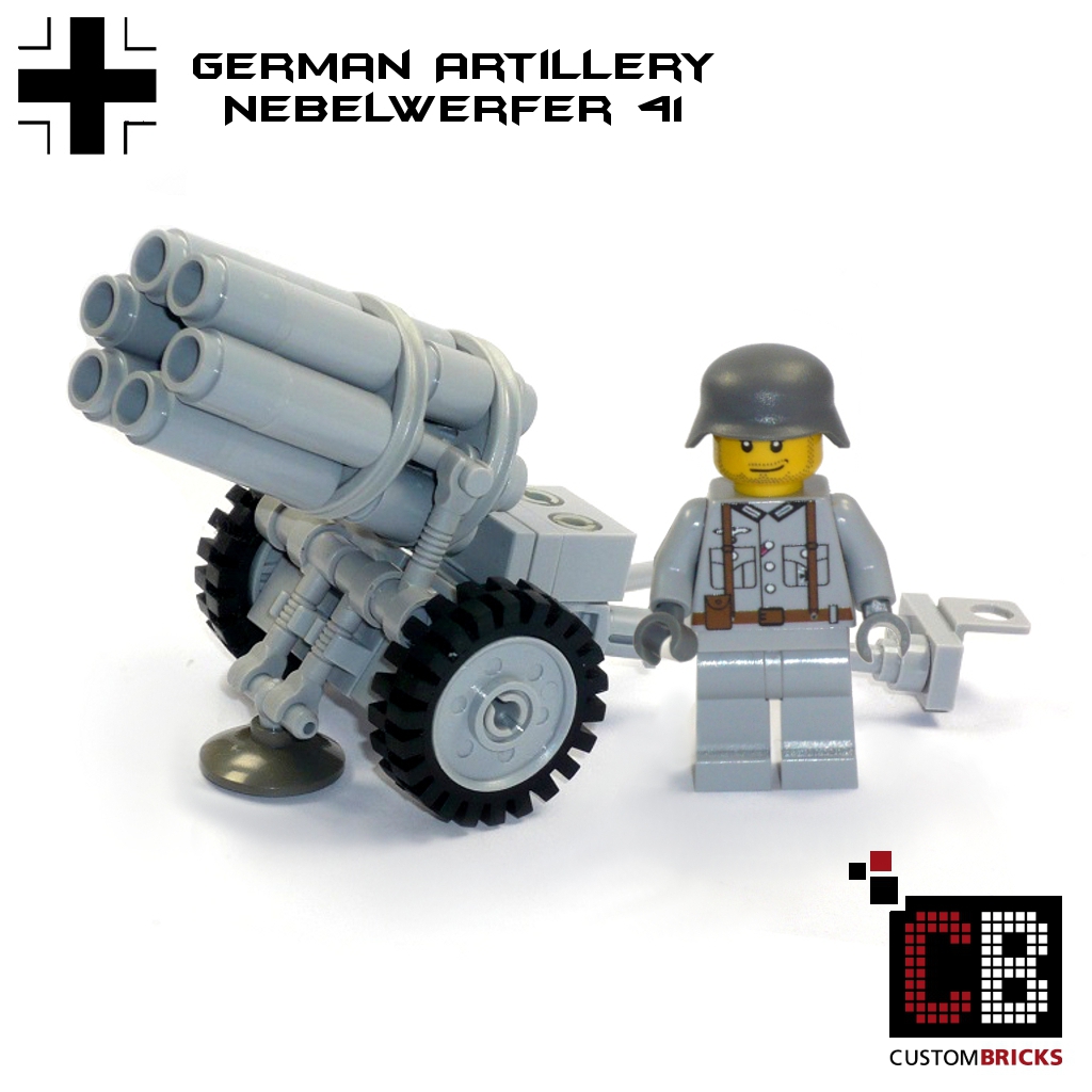  LEGO Custom WW2 Deutsche Artillerie Artillery