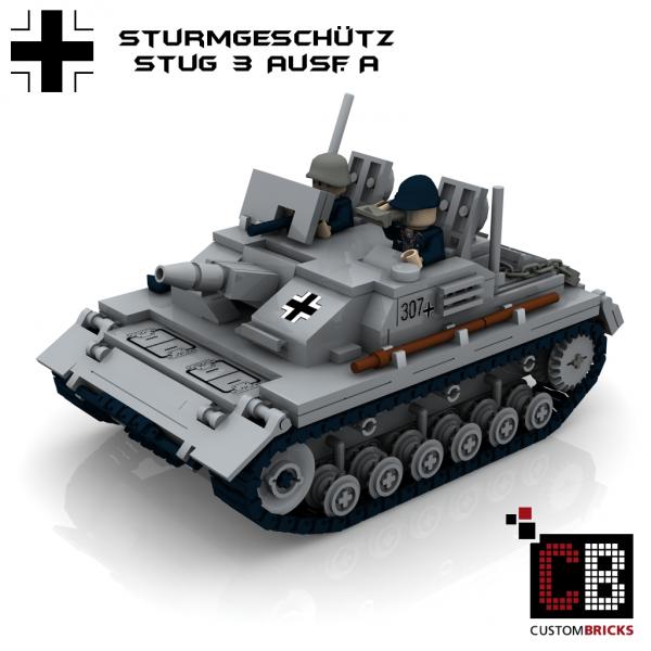 Custom WW2 german Tank Set 2 - T35, T38, Marder, Wespe, Stug 3A and 3G