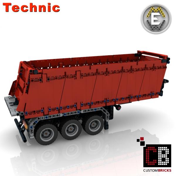 Custom RC tipping Trailer - Red