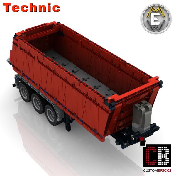 Custom RC tipping Trailer - Red