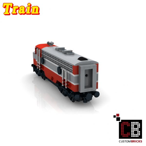 CB Railway W&S FP7 - Train engine (short)