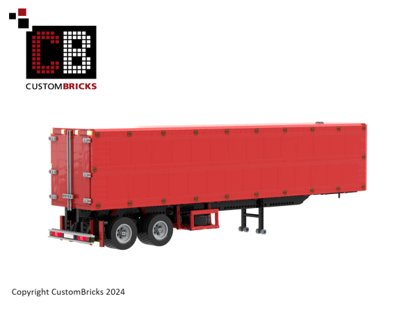 Custom Custom box trailer red