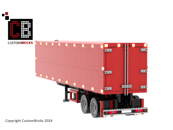 Custom Custom box trailer red