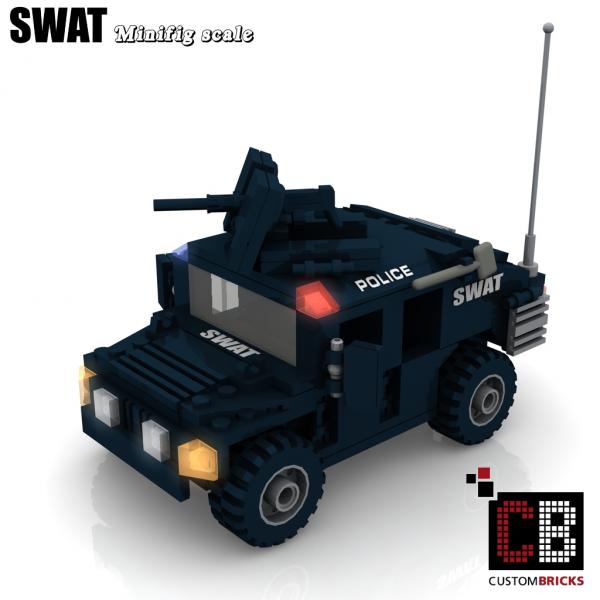 CUSTOMBRICKS.de - LEGO Custom Moc City SWAT Police GIGN RAID GRU