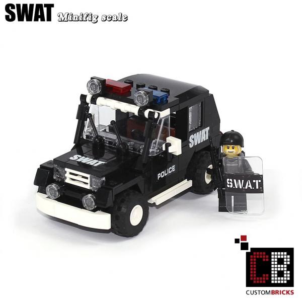 CUSTOMBRICKS.de - CUSTOM Modell MOC City SWAT Special order command