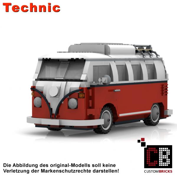 CB LEGO 10220 - Technik RC T1-Bus Instruction with Powerfunctions 