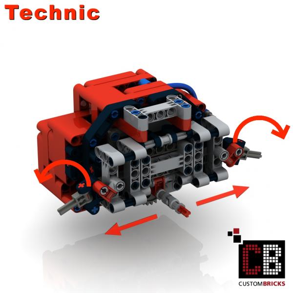 Custom front weight with pneumatic pump