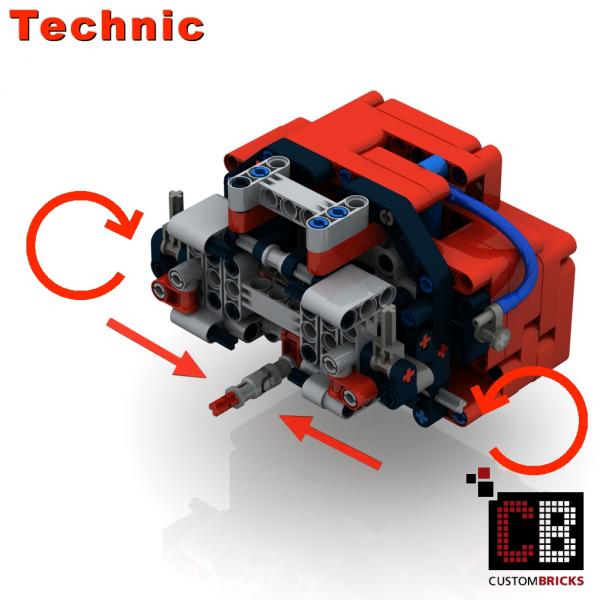 Custom front weight with pneumatic pump