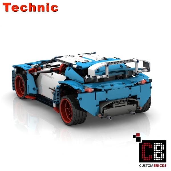CUSTOMBRICKS.de - LEGO Technic model Custombricks 42077 MOC Instruction