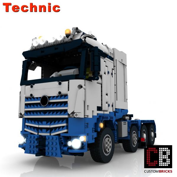 Custom truck SLT blue white - RC Truck