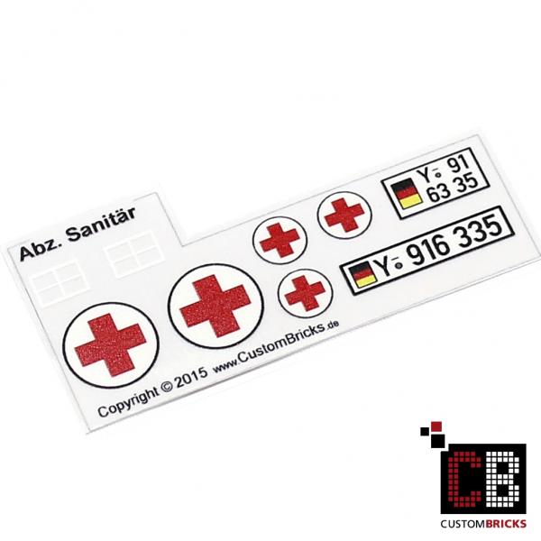 Custom Sticker Bundeswehr Sanitäter