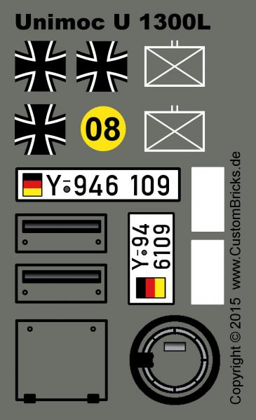 Custom Decals Bundeswehr Unimoc 1300L